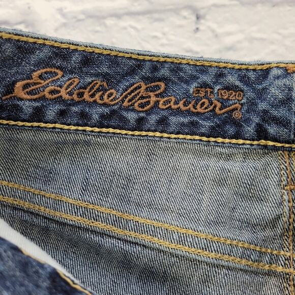 Eddie Bauer Curvy Specially Dyed Bootcut Jeans size 2R - Picture 12 of 16